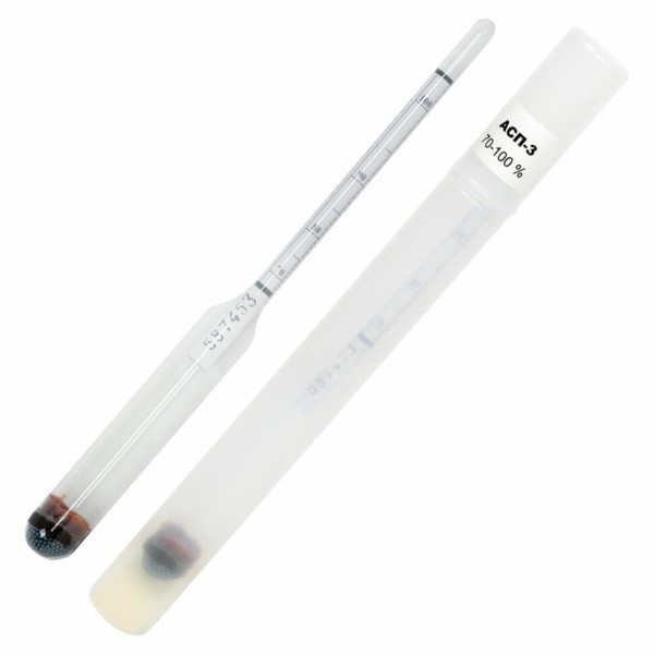 (Спиртомер) ареометр лабораторный АСП-3, 70-100%