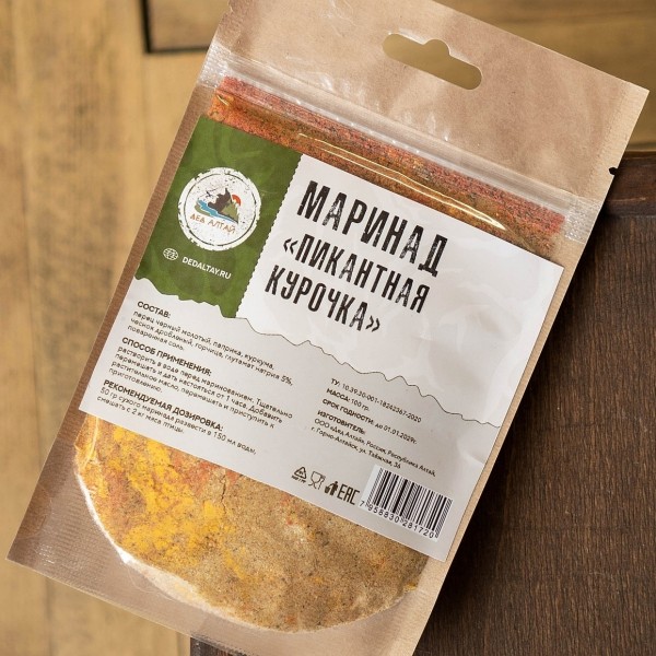 Дед Алтай маринад Пикантная курочка