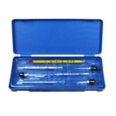 Набор: 3 ареометра и термометр