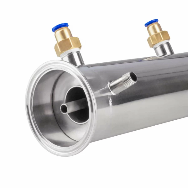 Холодильник димрот с узлом отбора по жидкости под кламп 3 дюйма