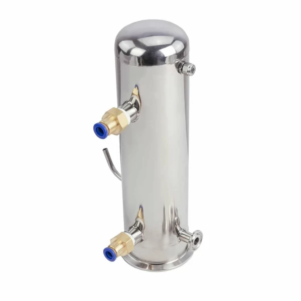 Холодильник димрот с узлом отбора по жидкости под кламп 3 дюйма