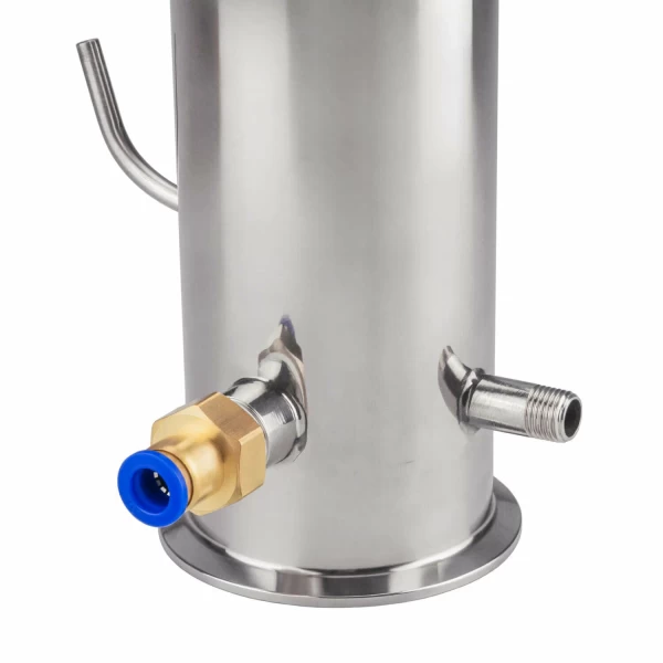 Холодильник димрот с узлом отбора по жидкости под кламп 3 дюйма