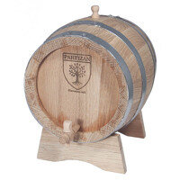 Дубовая бочка 5л Partizan (Сербия), славонский дуб