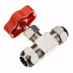 Кран игольчатый под трубку 