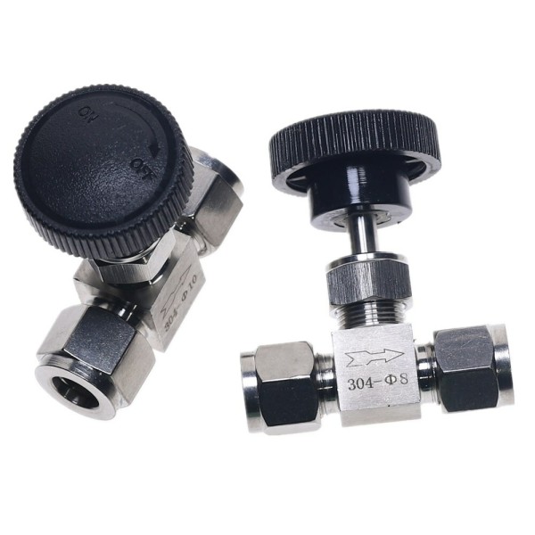 Кран игольчатый тонкой настройки (обжимной) 