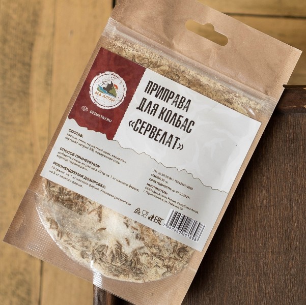 Дед Алтай приправа для колбас Сервелат