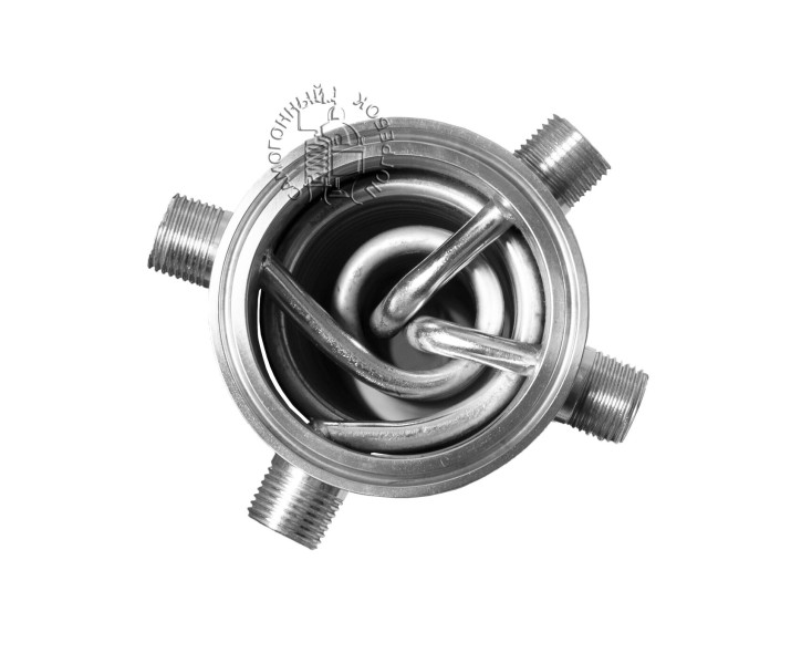 Холодильник-дефлегматор Димрота (два контура) проходной 3 дюйма 35см