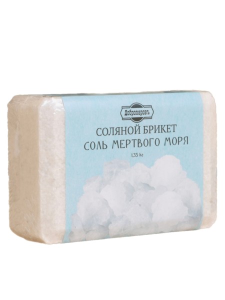 Соляной брикет "Соль мертвого моря" 1.35 кг.
