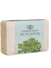 Соляной брикет "Листья березы" 1.35 кг.