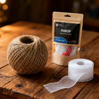 Формовочные сетки, шпагат и клипсы для колбасы