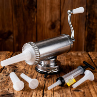 Колбасные шприцы, насадки и ветчинницы