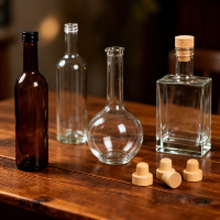 Бутылки стеклянные